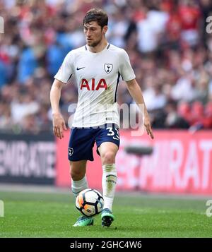 Ben Davies de Tottenham Hotspur pendant le match de demi-finale de la coupe FA au stade Wembley, Londres. Photo date 21 avril 2018. Le crédit photo doit être lu : Robin Parker/Sportimage via PA Images Banque D'Images