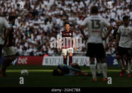 John Terry d'Aston Villa lors du match final de championnat au stade Wembley, Londres. Photo le 26 mai 2018. Le crédit photo doit se lire comme suit : Charlie Forgham-Bailey/Sportimage via PA Images Banque D'Images