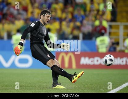 Vladimir Stojkovic, de Serbie, en action pendant le match de la coupe du monde de la FIFA 2018, au stade Otkrytiye, à Moscou. Photo le 27 juin 2018. Le crédit photo doit se lire comme suit : David Klein/Sportiman via PA Images Banque D'Images