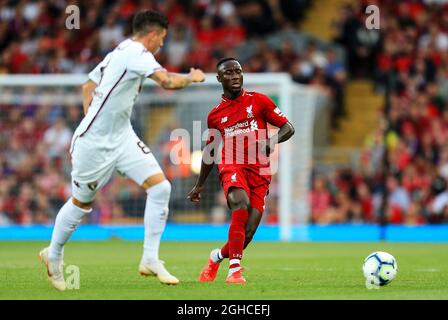 Naby Keita à Liverpool lors du match d'avant-saison au stade Anfield, Liverpool. Date de la photo 7 août 2018. Le crédit d'image devrait se lire: Matt McNulty/Sportimage via PA Images Banque D'Images