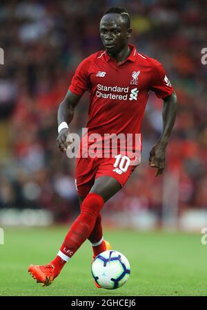 Sadio Mane de Liverpool pendant le match d'avant-saison au stade Anfield, Liverpool. Date de la photo 7 août 2018. Le crédit d'image devrait se lire: Matt McNulty/Sportimage via PA Images Banque D'Images