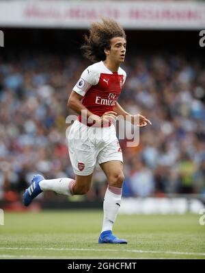 Le Matteo Guendouzi d'Arsenal est en action lors du premier match de ligue au stade Emirates, Londres. Date de la photo 12 août 2018. Le crédit photo doit être lu : David Klein/Sportimage via PA Images Banque D'Images