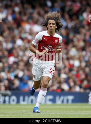 Le Matteo Guendouzi d'Arsenal est en action lors du premier match de ligue au stade Emirates, Londres. Date de la photo 12 août 2018. Le crédit photo doit être lu : David Klein/Sportimage via PA Images Banque D'Images