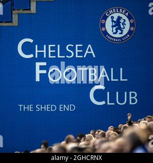 Vue générale de Shed End à Stamford Bridge lors du match de la Premier League au stade Stamford Bridge, Londres. Date de la photo : 20 octobre 2018. Le crédit photo doit se lire comme suit : Craig Mercer/Sportimage via PA Images Banque D'Images