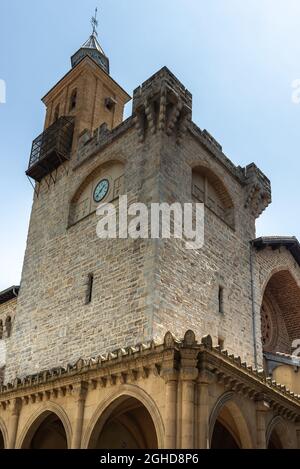 Église de San Nicolas, Pampelune, Espagne Banque D'Images