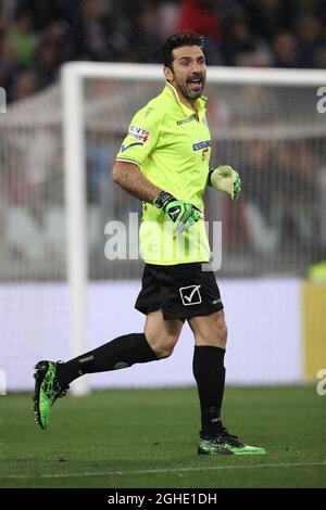 Gianluigi Buffon lors du match de la Partita Del Cuore Charity au stade Allianz de Turin. Date de la photo : 27 mai 2019. Le crédit photo doit être lu : Jonathan Moscrop/Sportimage via PA Images Banque D'Images