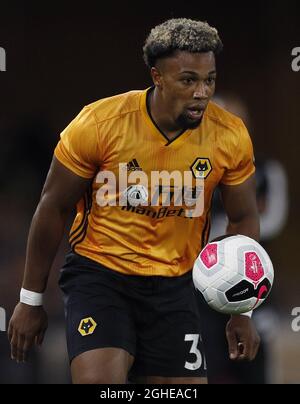 Adama Traore de Wolverhampton Wanderers lors de leur match de l'UEFA Europa League contre Pyunik à Molineux, Wolverhampton. Date de la photo : 15 août 2019. Le crédit photo doit être lu : Darren Staples/Sportimage via PA Images Banque D'Images