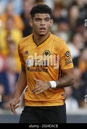 Morgan Gibbs-White de Wolverhampton Wanderers lors de leur match de l'UEFA Europa League contre Pyunik à Molineux, Wolverhampton. Date de la photo : 15 août 2019. Le crédit photo doit être lu : Darren Staples/Sportimage via PA Images Banque D'Images