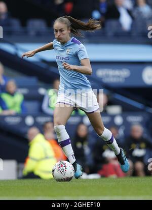 Tessa Wullaert de Manchester City pendant le match de la Super League FA WomenÕs au Etihad Stadium, Manchester. Date de la photo : 7 septembre 2019. Le crédit photo doit se lire comme suit : Andrew Yates/Sportimage via PA Images Banque D'Images