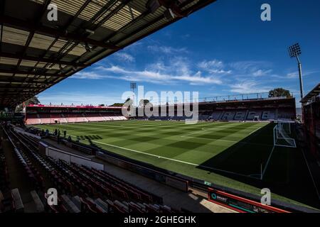 Une vue générale à l'intérieur du sol avant le match de la première League au stade Vitality, à Bournemouth. Date de la photo : 15 septembre 2019. Le crédit photo doit se lire comme suit : Craig Mercer/Sportimage via PA Images Banque D'Images