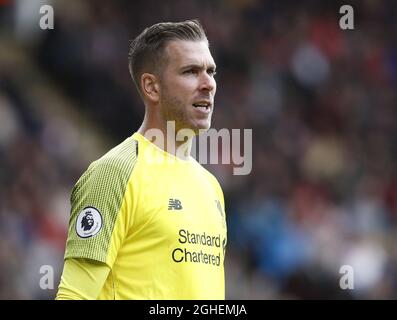 Adrian de Liverpool lors du match de la Premier League à Bramall Lane, Sheffield. Date de la photo : 28 septembre 2019. Le crédit photo devrait se lire comme suit : Simon Bellis/Sportimage Banque D'Images