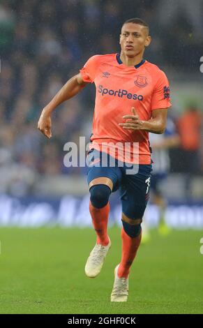 EvertonÕs Richarlison lors du match de la Premier League au stade communautaire American Express, Brighton et Hove. Date de la photo : 26 octobre 2019. Le crédit photo doit se lire comme suit : Paul Terry/Sportimage via PA Images Banque D'Images