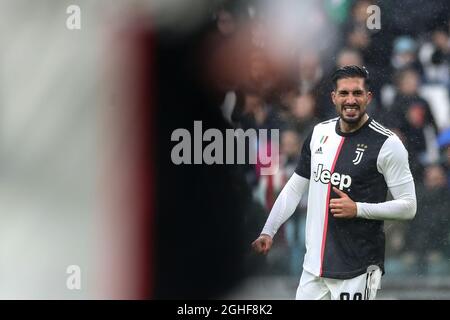 L'Emre CAN de Juventus réagit lors du match de la série A à l'Allianz Stadium, à Turin. Date de la photo : 1er décembre 2019. Le crédit photo doit être lu : Jonathan Moscrop/Sportimage via PA Images Banque D'Images