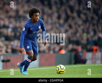 Willian de Chelsea lors du match de la Premier League au stade Emirates, Londres. Date de la photo : 29 décembre 2019. Le crédit photo doit être lu : David Klein/Sportimage via PA Images Banque D'Images