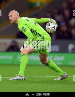 Wolverhampton Wanderers gardien de but John Ruddy pendant le match de la coupe FA à Molineux, Wolverhampton. Date de la photo : 4 janvier 2020. Le crédit photo doit être lu : Robin Parker/Sportimage via PA Images Banque D'Images