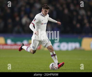 Mason Mount de Chelsea pendant le match de la coupe FA au KC Stadium, Kingston upon Hull. Date de la photo : 25 janvier 2020. Le crédit photo doit être lu : Darren Staples/Sportimage via PA Images Banque D'Images