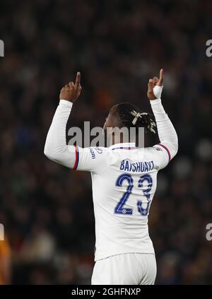 Michy Batshuayi, de Chelsea, lors du match de la coupe FA au KC Stadium, à Kingston-upon-Hull. Date de la photo : 25 janvier 2020. Le crédit photo doit être lu : Darren Staples/Sportimage via PA Images Banque D'Images