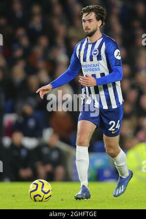 BrightonÕs Davy Proepper lors du match de la Premier League au stade communautaire American Express, Brighton et Hove. Date de la photo : 8 février 2020. Le crédit photo doit se lire comme suit : Paul Terry/Sportimage via PA Images Banque D'Images