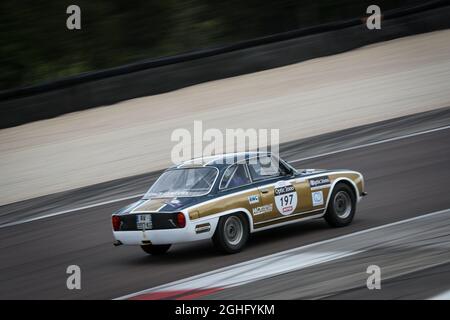 197 Aurélien Leteux/Gerry Blyenberg FRA/Bel Alfa Romeo 2600 Sprint 1965, action pendant le Tour Auto 2021 le 1er septembre, en France. Photo Alexandre Guillaumot / DPPI Banque D'Images