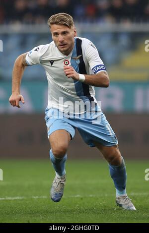 L'attaquant italien du Latium Ciro est immobile pendant le match de la série A à Luigi Ferraris, Gênes. Date de la photo : 23 février 2020. Le crédit photo doit être lu : Jonathan Moscrop/Sportimage via PA Images Banque D'Images