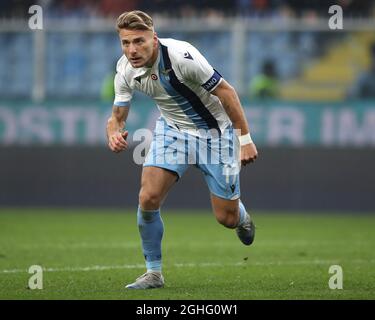 L'attaquant italien du Latium Ciro est immobile pendant le match de la série A à Luigi Ferraris, Gênes. Date de la photo : 23 février 2020. Le crédit photo doit être lu : Jonathan Moscrop/Sportimage via PA Images Banque D'Images