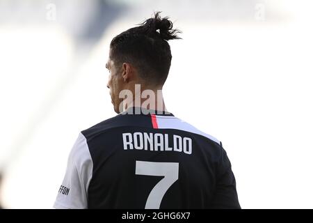 Cristiano Ronaldo, attaquant portugais de Juventus, lors du match série A à l'Allianz Stadium de Turin. Date de la photo : 4 juillet 2020. Le crédit photo doit être lu : Jonathan Moscrop/Sportimage via PA Images Banque D'Images