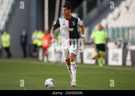 Cristiano Ronaldo, attaquant portugais de Juventus, lors du match série A à l'Allianz Stadium de Turin. Date de la photo : 4 juillet 2020. Le crédit photo doit être lu : Jonathan Moscrop/Sportimage via PA Images Banque D'Images