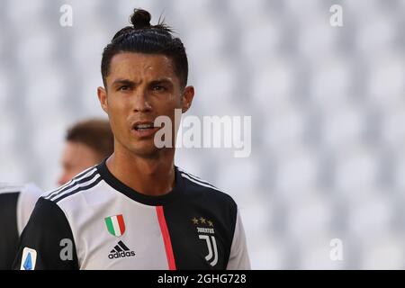 Cristiano Ronaldo, attaquant portugais de Juventus, lors du match série A à l'Allianz Stadium de Turin. Date de la photo : 4 juillet 2020. Le crédit photo doit être lu : Jonathan Moscrop/Sportimage via PA Images Banque D'Images