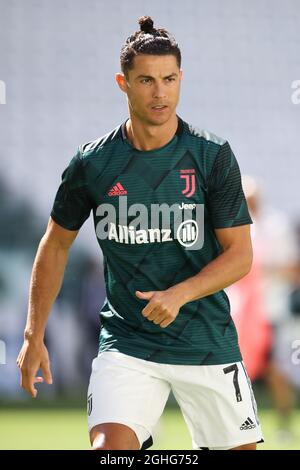 Cristiano Ronaldo, attaquant portugais de Juventus, lors du match série A à l'Allianz Stadium de Turin. Date de la photo : 4 juillet 2020. Le crédit photo doit être lu : Jonathan Moscrop/Sportimage via PA Images Banque D'Images