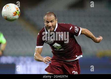 Le défenseur italien Lorenzo de Silvestri de Torino FC se concentre sur le ballon pendant le match de la série A au Stadio Grande Torino, Turin. Date de la photo : 16 juillet 2020. Le crédit photo doit être lu : Jonathan Moscrop/Sportimage via PA Images Banque D'Images