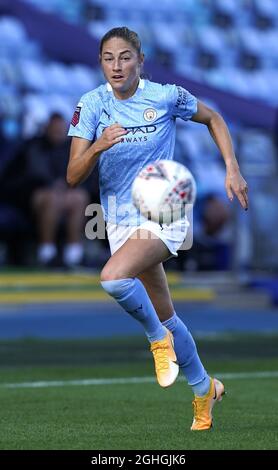 Janine Beckie de Manchester City pendant le match de la Super League FA WomenÕs au Manchester City Academy Stadium, Manchester. Date de la photo : 4 octobre 2020. Le crédit photo doit se lire comme suit : Andrew Yates/Sportimage via PA Images Banque D'Images