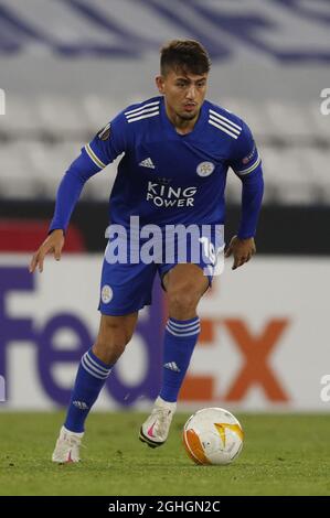 Cengiz Under de Leicester City pendant le match de l'UEFA Europa League au King Power Stadium de Leicester. Date de la photo : 22 octobre 2020. Le crédit photo doit être lu : Darren Staples/Sportimage via PA Images Banque D'Images