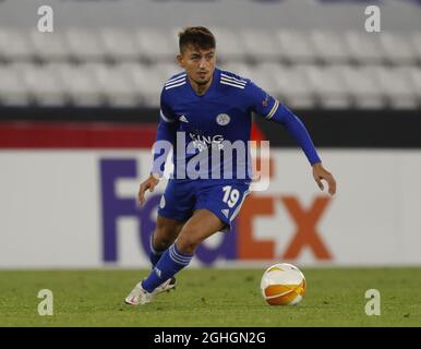 Cengiz Under de Leicester City pendant le match de l'UEFA Europa League au King Power Stadium de Leicester. Date de la photo : 22 octobre 2020. Le crédit photo doit être lu : Darren Staples/Sportimage via PA Images Banque D'Images