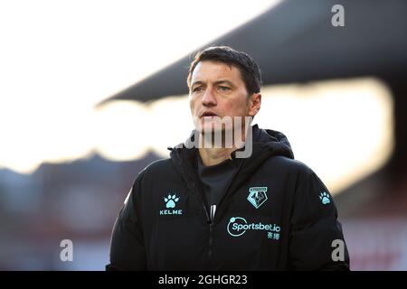 Vladimir Ivic directeur de Watford pendant le match du championnat Sky Bet à Oakwell, Barnsley. Date de la photo : 31 octobre 2020. Le crédit photo doit se lire comme suit : John Clifton/Sportimage via PA Images Banque D'Images