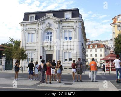 Lisbonne, Portugal. 6 septembre 2021. (INT) Tourisme à Lisbonne. 6 septembre 2021, Lisbonne, Portugal: Circulation des personnes à Lisbonne, capitale du Portugal, lundi (6), pendant l'été européen et au milieu de la pandémie du coronavirus. (Credit image: © Edson de Souza/TheNEWS2 via ZUMA Press Wire) Banque D'Images
