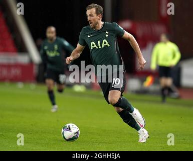 Harry Kane de Tottenham pendant le match de la Carabao Cup au stade Bet365, Stoke. Date de la photo : 23 décembre 2020. Le crédit photo doit se lire comme suit : Andrew Yates/Sportimage via PA Images Banque D'Images