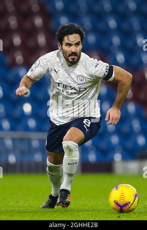 Ilkay Gundogan de Manchester City pendant le match de la Premier League à Turf Moor, Burnley. Date de la photo : 3 février 2021. Le crédit photo doit être lu : Barry Coombs/Sportimage via PA Images Banque D'Images