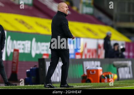 Sean Dyche, responsable de Burnley, lors du match de la Premier League à Turf Moor, Burnley. Date de la photo : 3 février 2021. Le crédit photo doit être lu : Barry Coombs/Sportimage via PA Images Banque D'Images