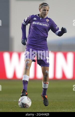 Valery Vigilucci de Fiorentina Women lors du match de la Ligue des champions des femmes de l'UEFA à l'Academy Stadium de Manchester. Date de la photo : 3 mars 2021. Le crédit photo doit être lu : Darren Staples/Sportimage via PA Images Banque D'Images