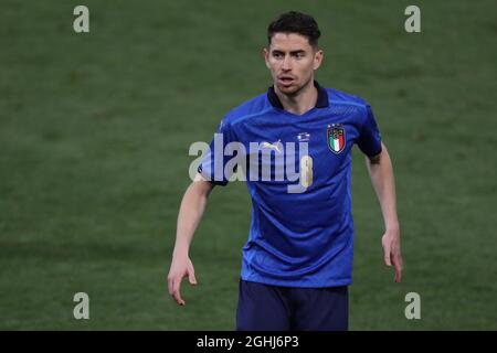Bologne, Italie, 4 juin 2021. Jorginho d'Italie lors du match international de football amical au Stadio Dall'Ara, Bologne. Le crédit photo doit être lu : Jonathan Moscrop / Sportimage via PA Images Banque D'Images