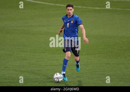 Bologne, Italie, 4 juin 2021. Jorginho d'Italie lors du match international de football amical au Stadio Dall'Ara, Bologne. Le crédit photo doit être lu : Jonathan Moscrop / Sportimage via PA Images Banque D'Images