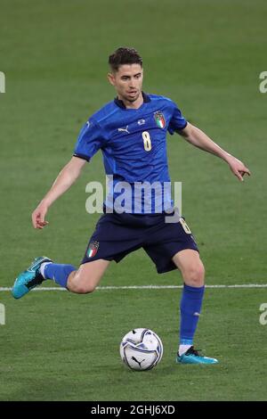 Bologne, Italie, 4 juin 2021. Jorginho d'Italie lors du match international de football amical au Stadio Dall'Ara, Bologne. Le crédit photo doit être lu : Jonathan Moscrop / Sportimage via PA Images Banque D'Images