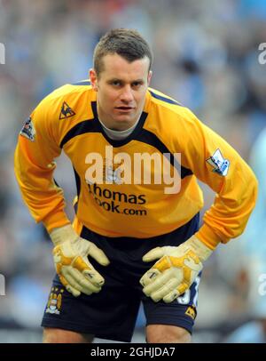 Shay donné de Manchester City pendant le match de la Barclays Premier League, Manchester City vs. Middlesbrough Banque D'Images