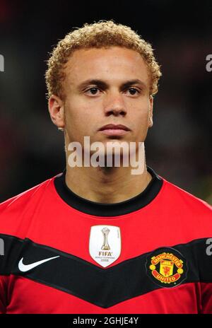 WES Brown de Manchester United lors du match de l'UEFA Champions League Group B entre Manchester United et Besiktas à Old Trafford, Manchester. Banque D'Images