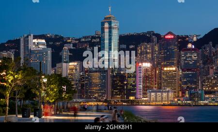 Le West Kowloon Cultural District est un quartier culturel et artistique de 40 ha à Hong Kong. Comprenant 17 lieux artistiques et culturels. Banque D'Images