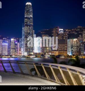 Le West Kowloon Cultural District est un quartier culturel et artistique de 40 ha à Hong Kong. Comprenant 17 lieux artistiques et culturels. Banque D'Images