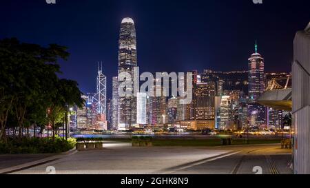 Le West Kowloon Cultural District est un quartier culturel et artistique de 40 ha à Hong Kong. Comprenant 17 lieux artistiques et culturels. Banque D'Images