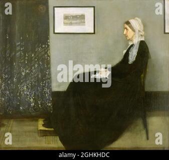 James McNeil oeuvre d'art de Whistler - Arrangement en gris et noir no 1, mieux connu sous son nom de colloque la mère de Whistler - 1871 Banque D'Images