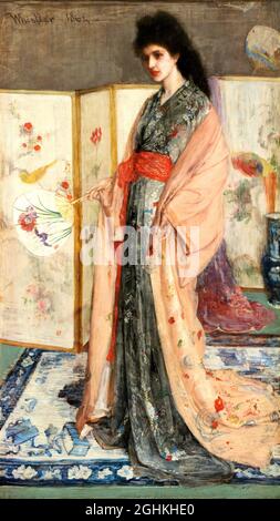 James McNeill Whistler - Rose et argent : la princesse du pays de la porcelaine (mieux connue sous le nom de princesse du pays de la porcelaine; Banque D'Images