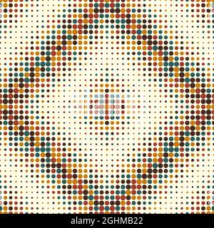 Motif sans couture diagonal demi-ton, illustration vectorielle. Arrière-plan géométrique abstrait avec beaucoup de petits points. Illustration de Vecteur